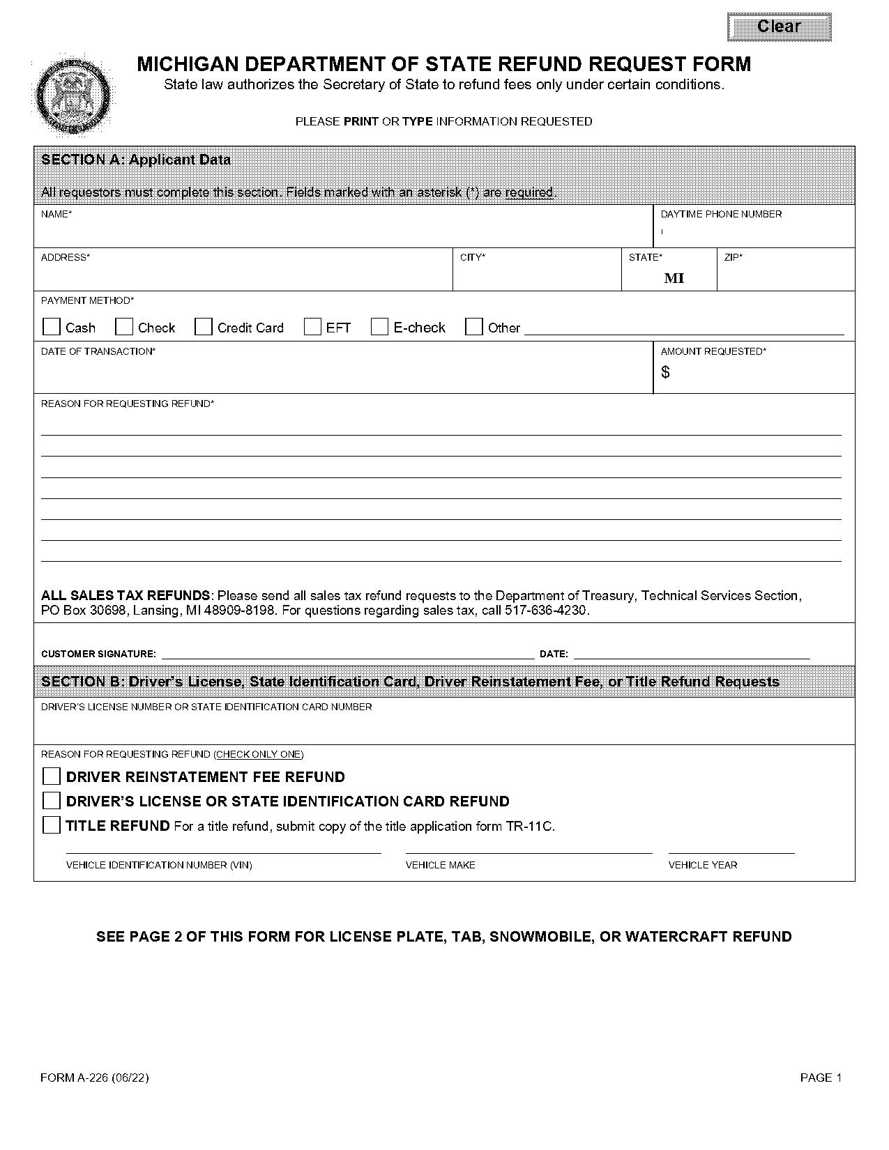 how to renew your license plate in michigan