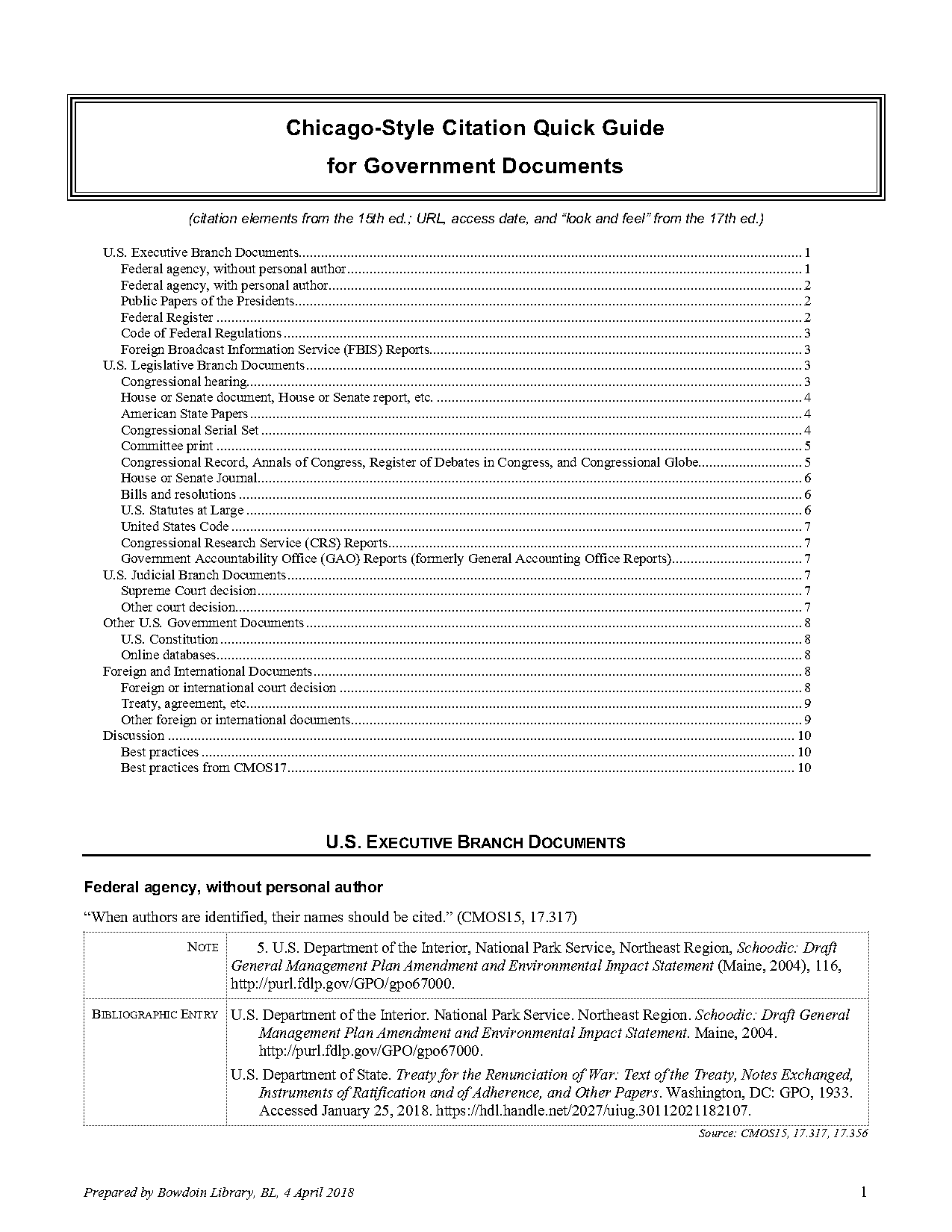 congressional hearing memorandum bluebook