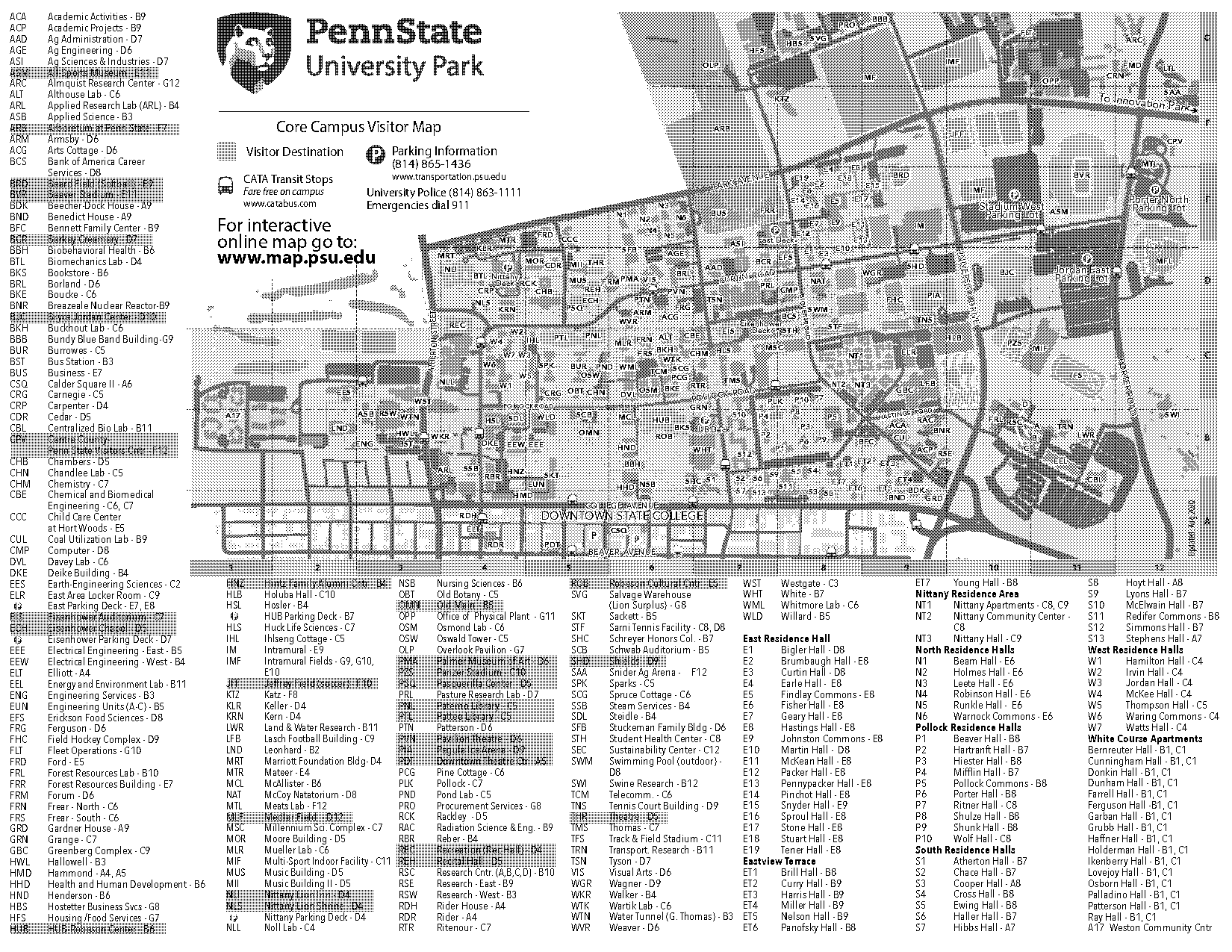 carnegie building psu floor plan