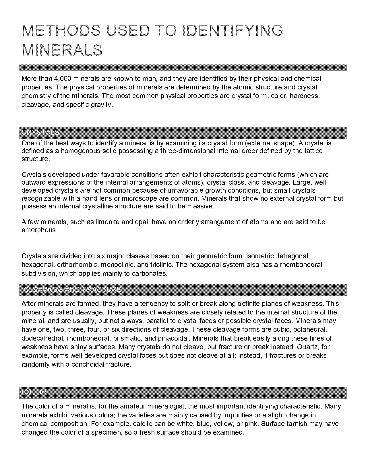 list six physical properties of metals