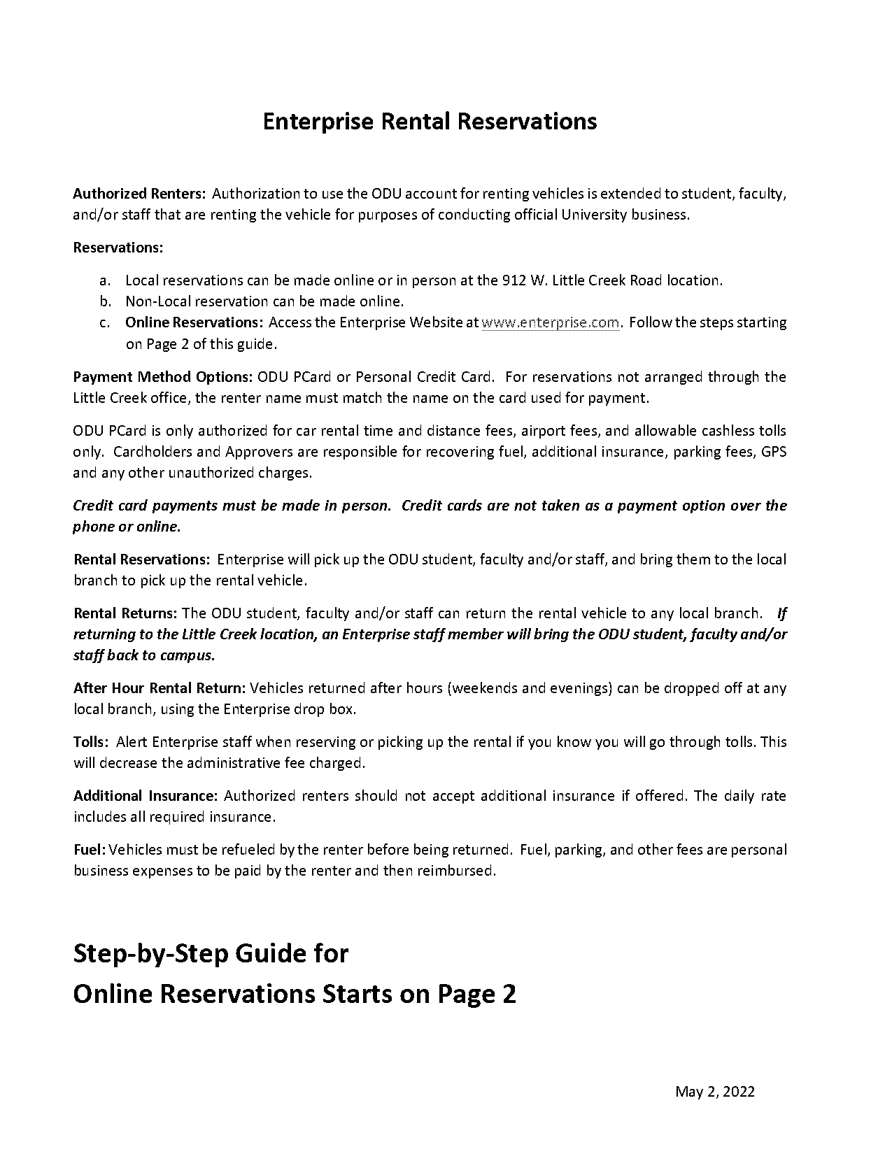 odu rent pet policy