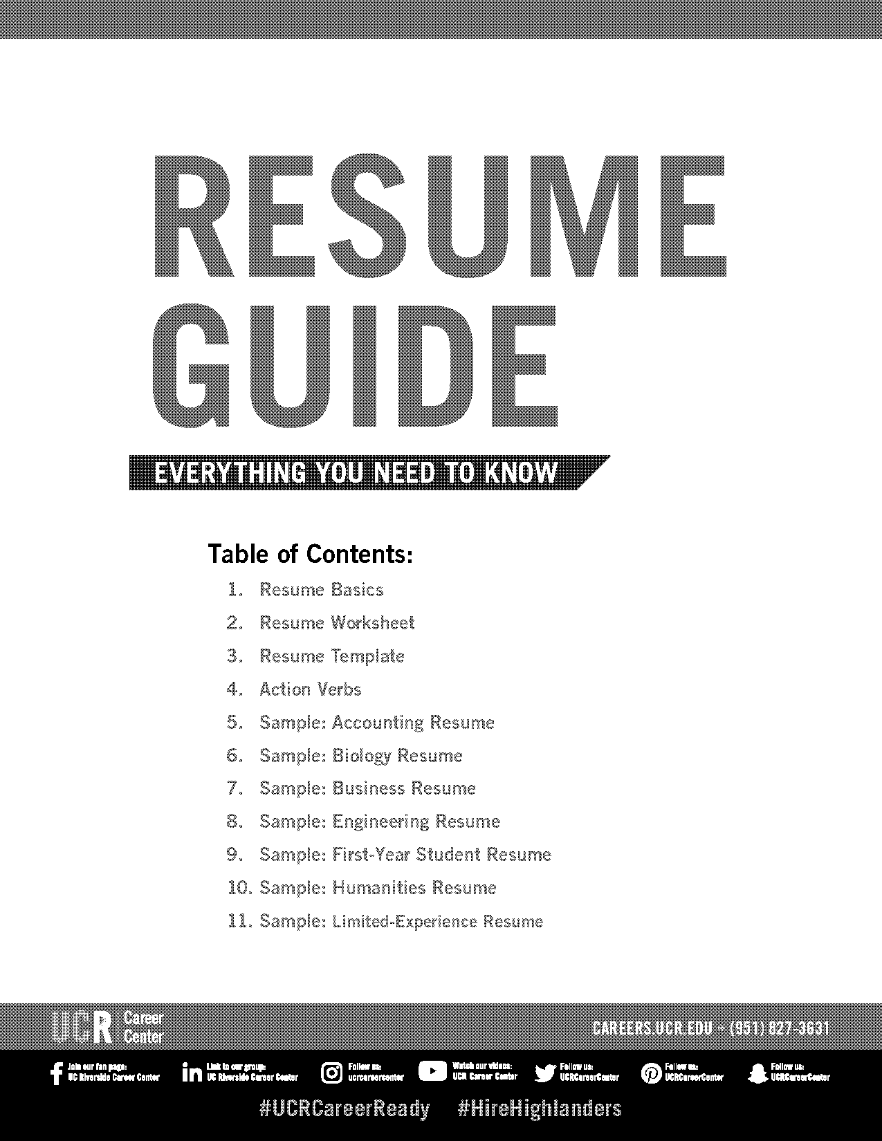 resume experience sample well written