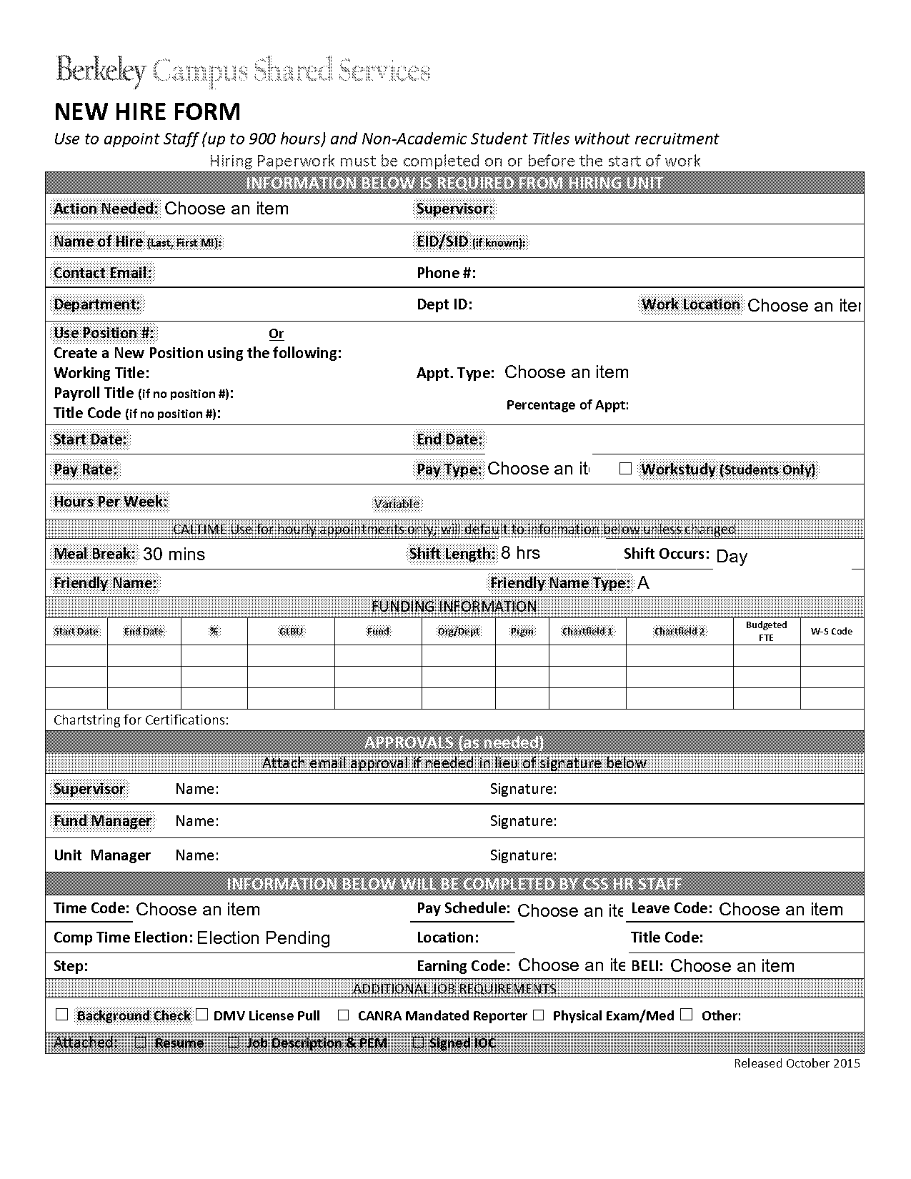 hire request form template