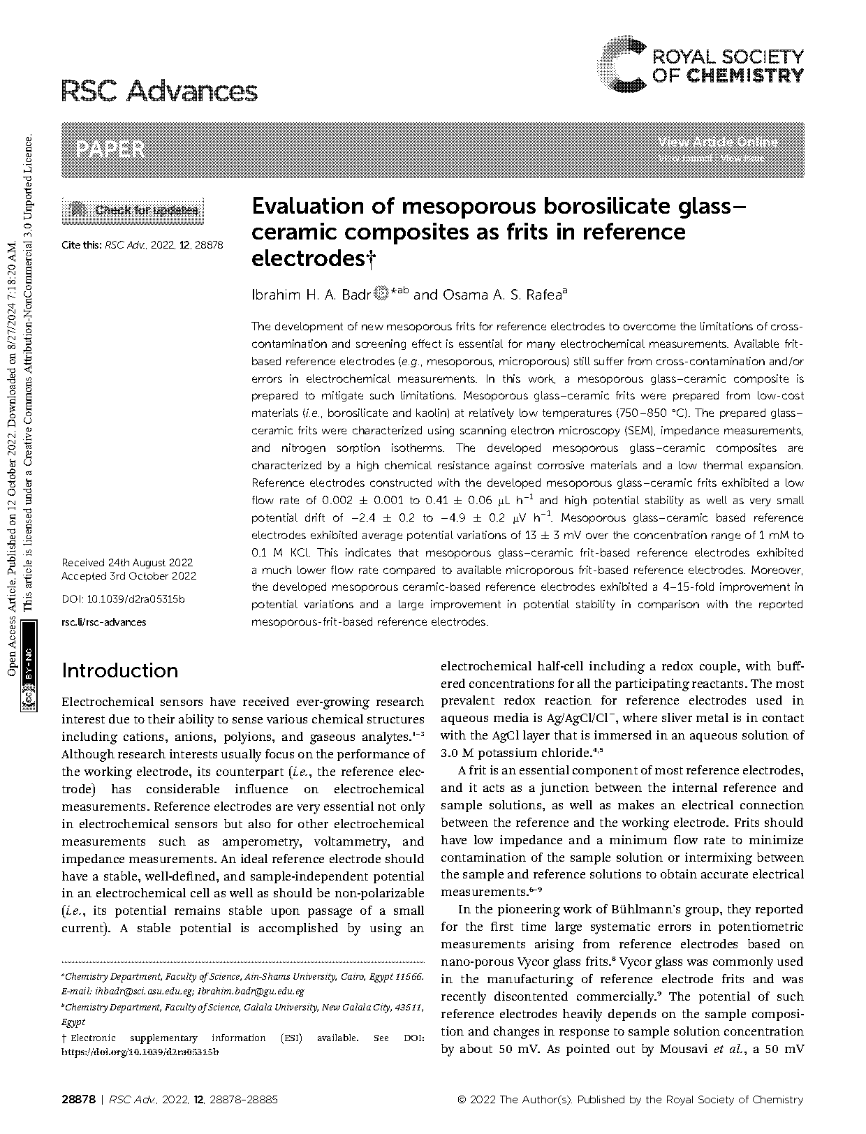 measurements charge using reference electrodes