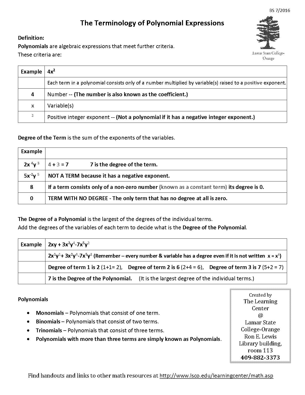 define constant term in algebra