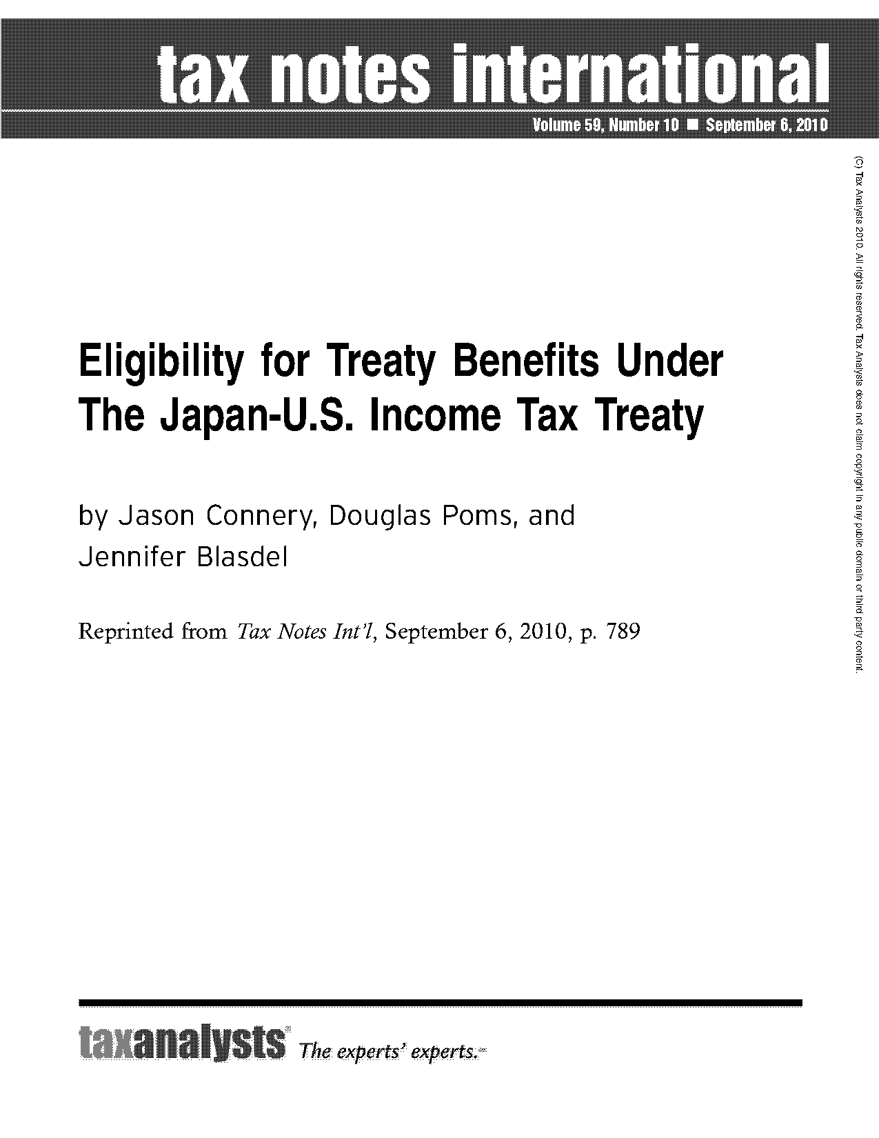 who can claim tax treaty benefits