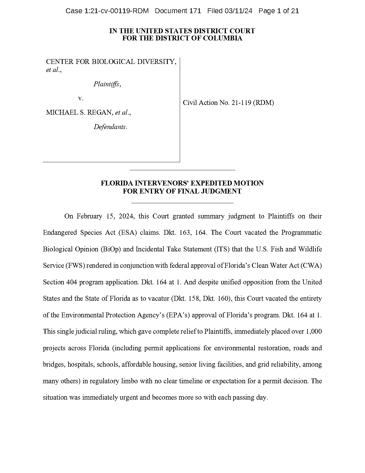 consent partial final judgment florida