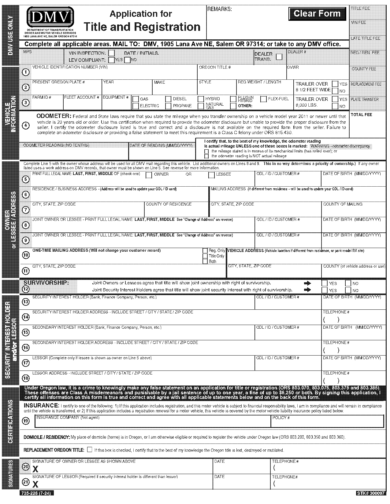 how to renew oregon car registration