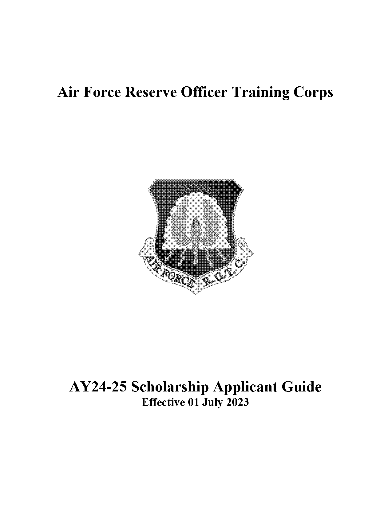 air force in college scholarship lanuage requirement