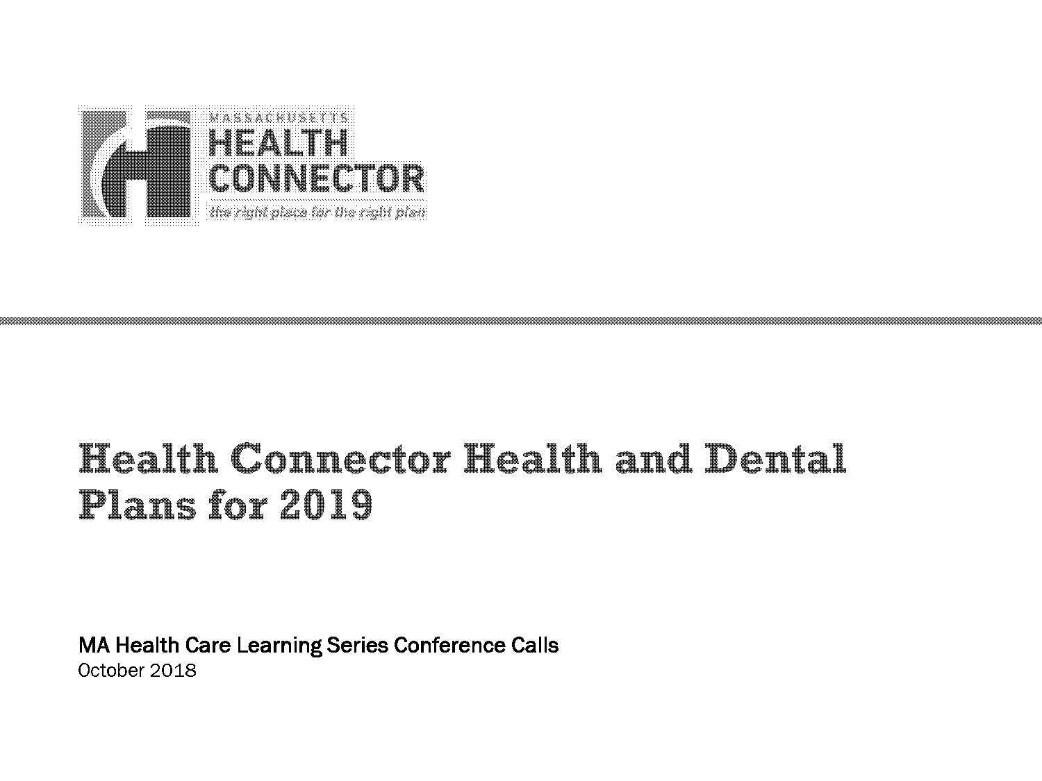 health connector offer plans from which insurance