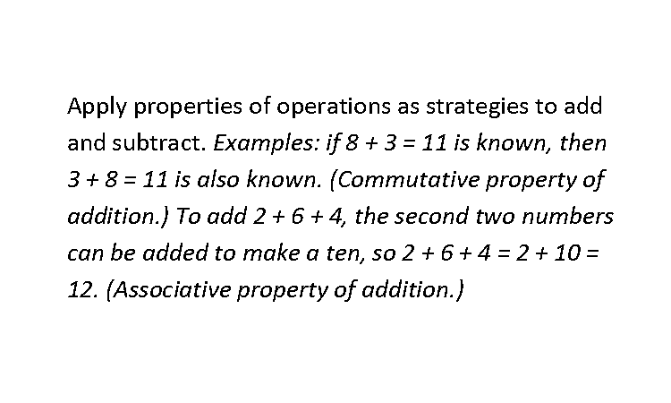 explain how to add or subtract when using distributive property