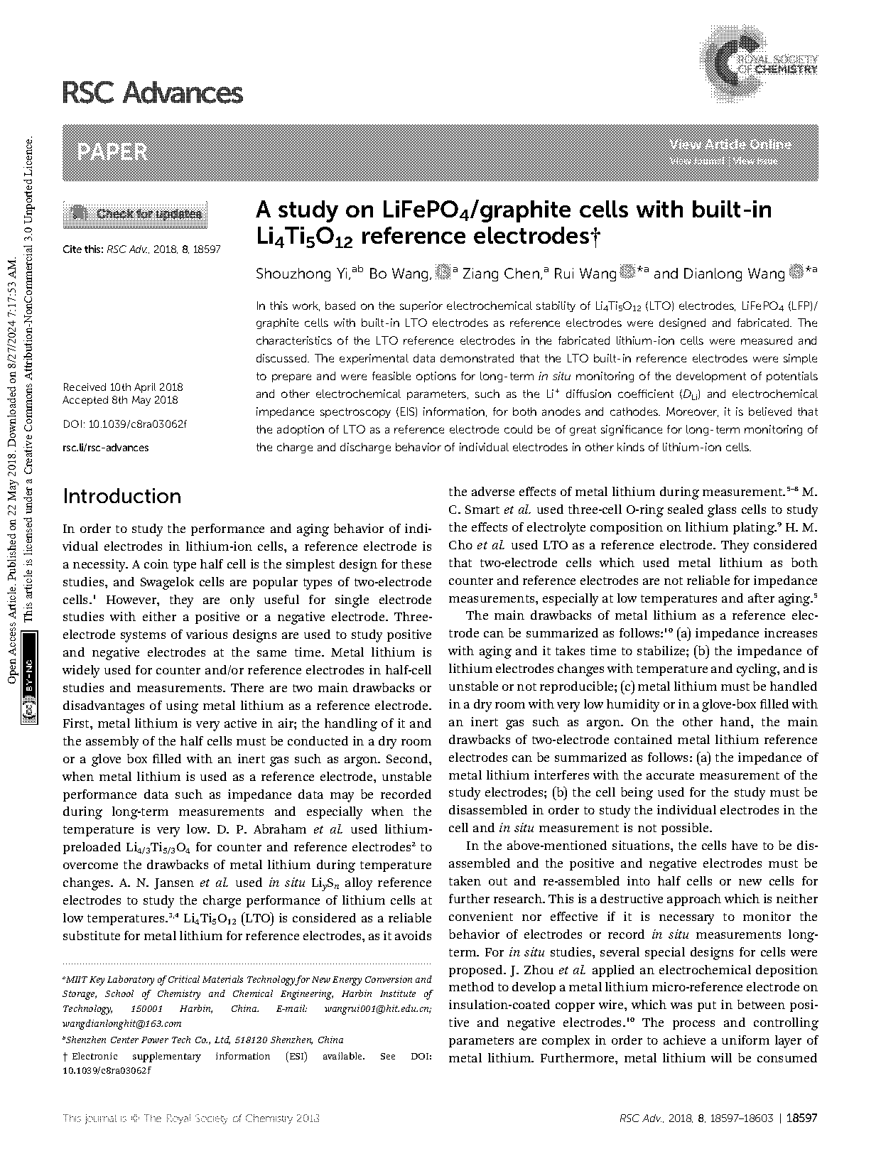 measurements charge using reference electrodes