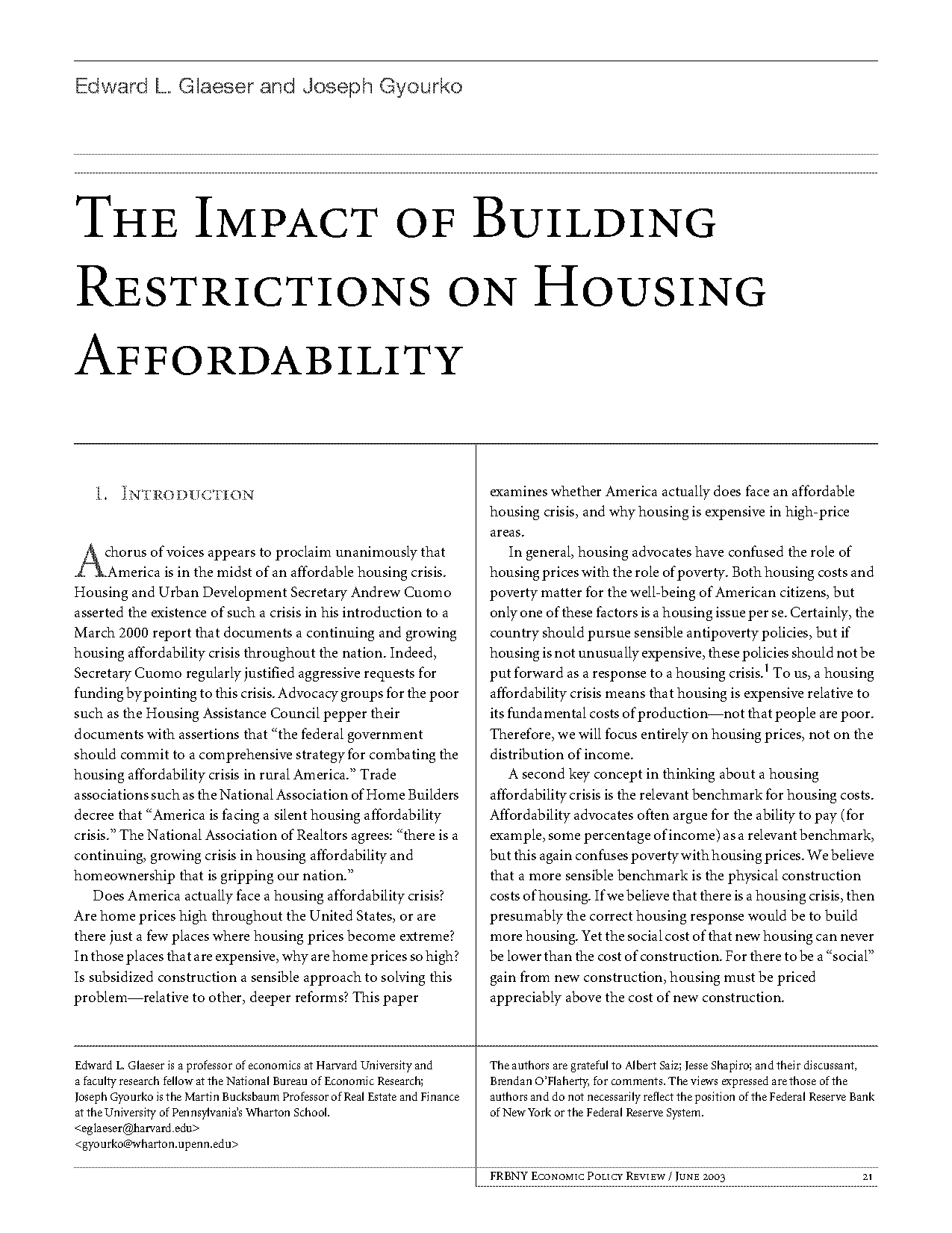 american policy reduces home prices