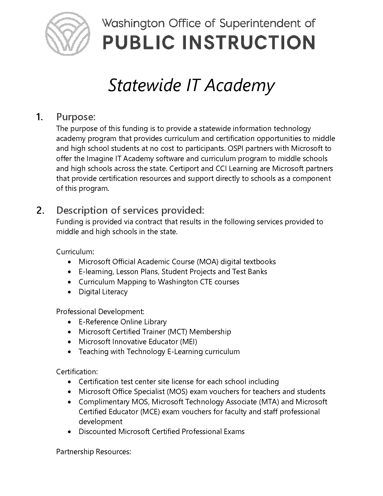 microsoft it academy certifications