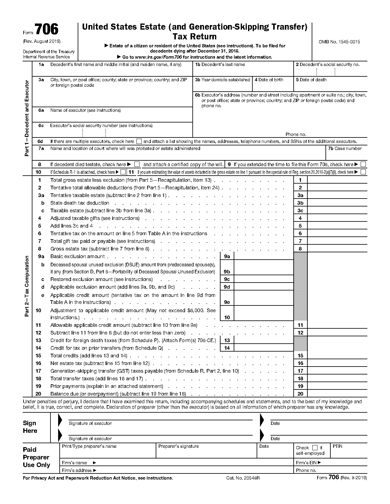 california inheritance tax waiver form download