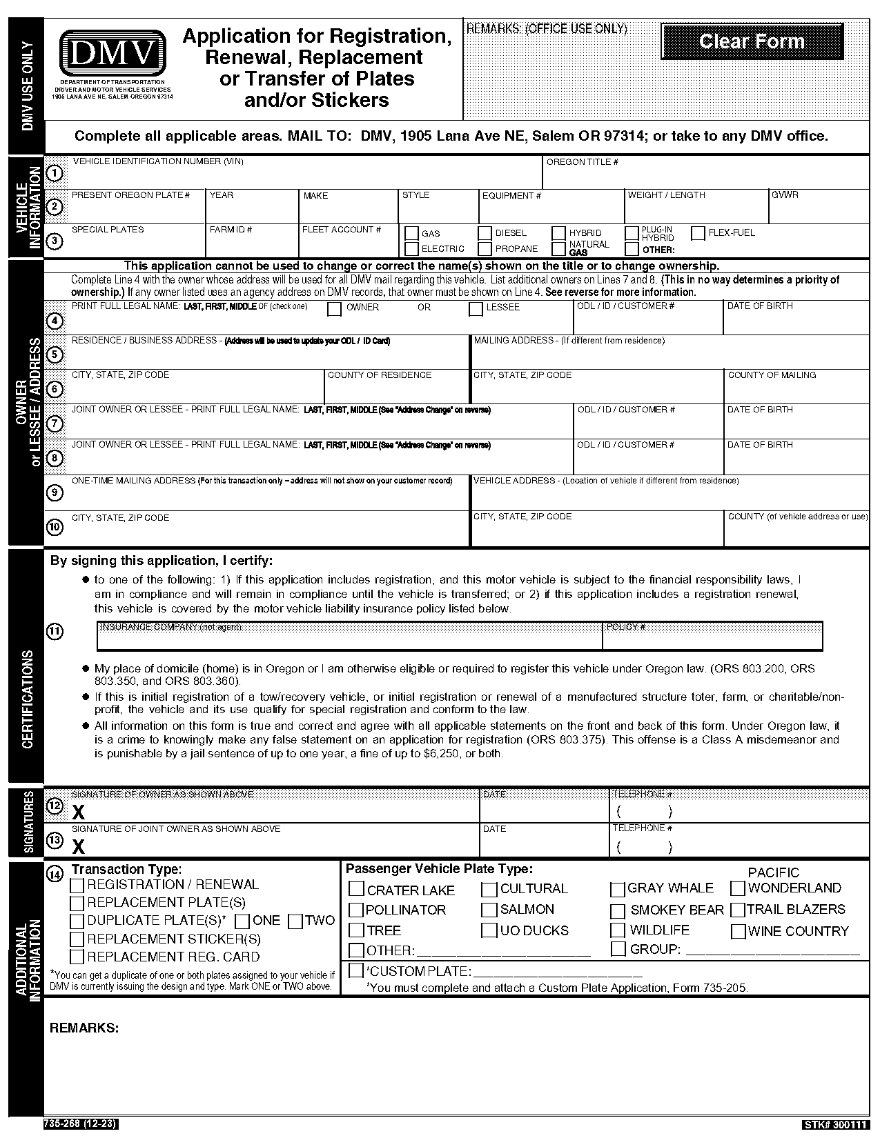 how to renew oregon car registration