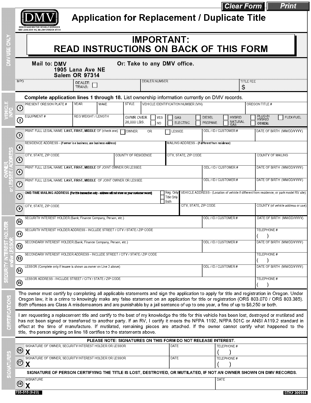 how to renew oregon car registration