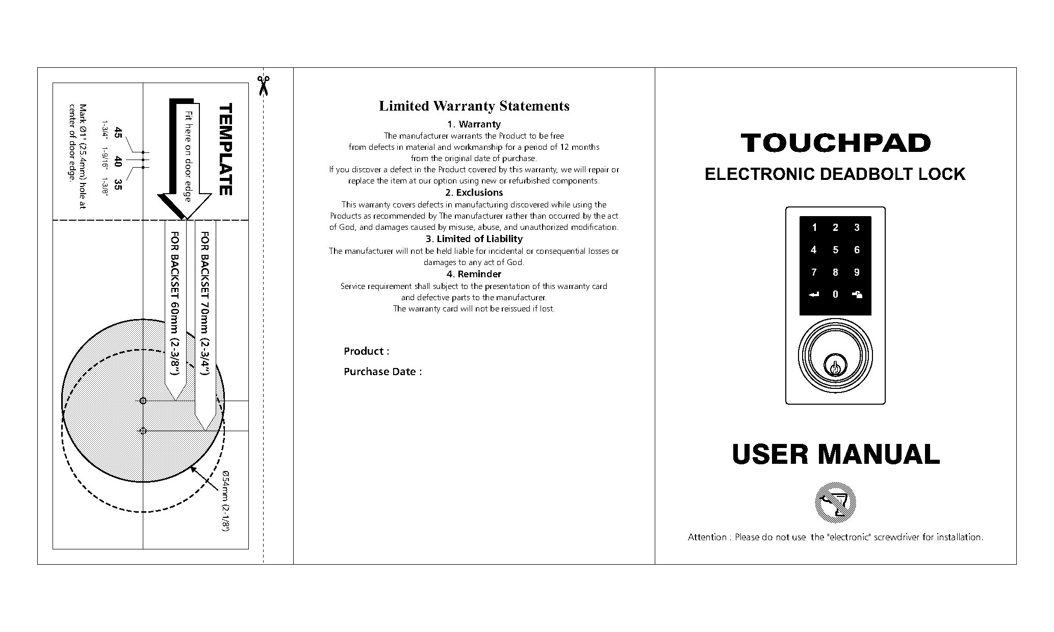 hyper tough digital lock manual