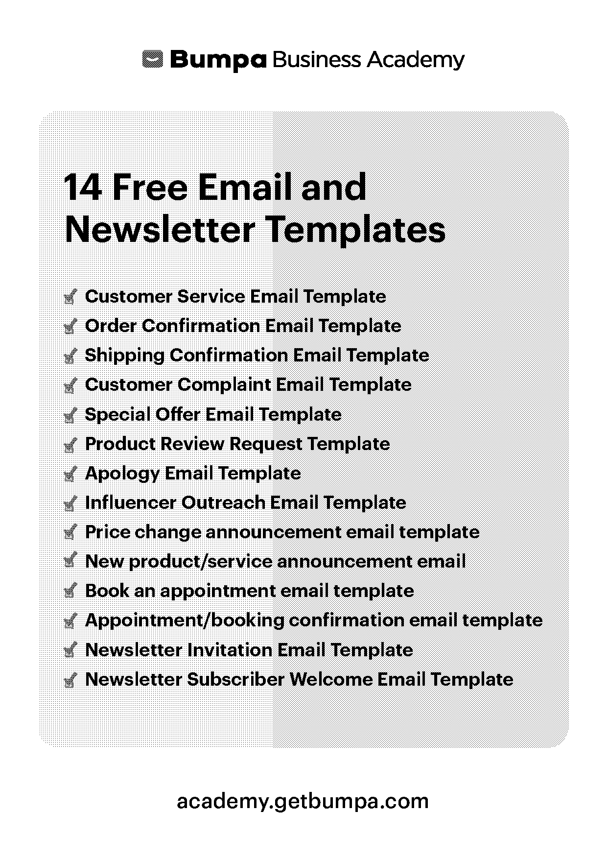 free business newsletter template