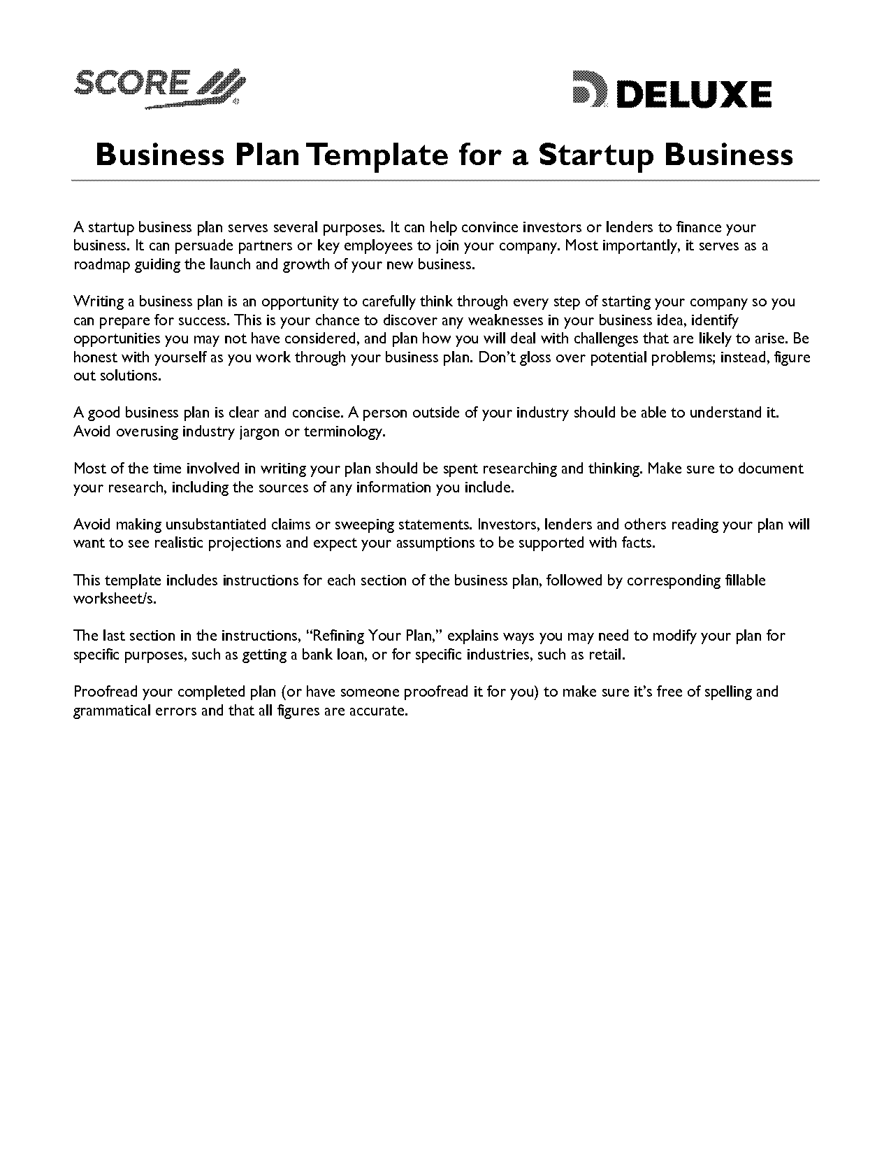 business plan sample download