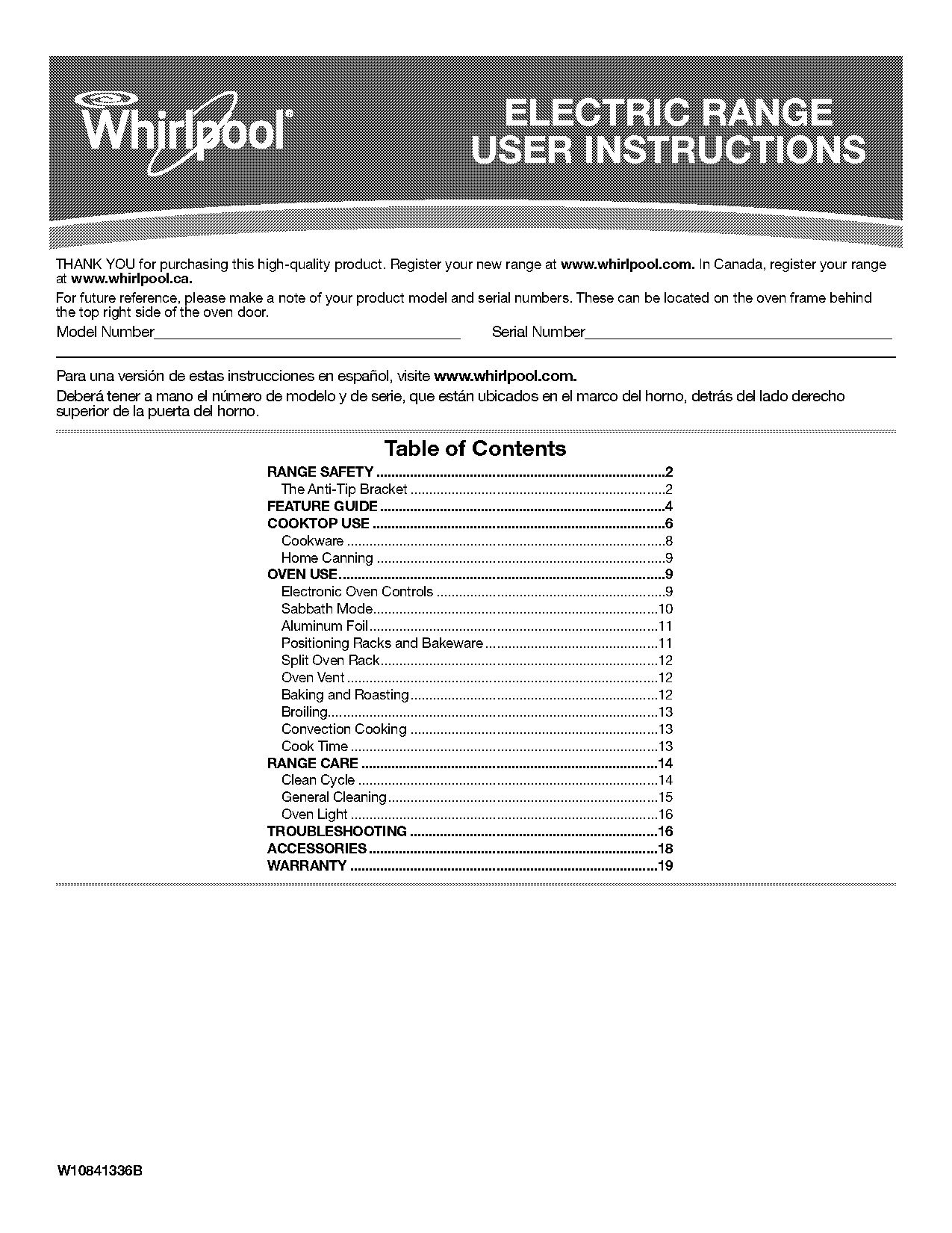 self cleaning older oven whirlpool instructions