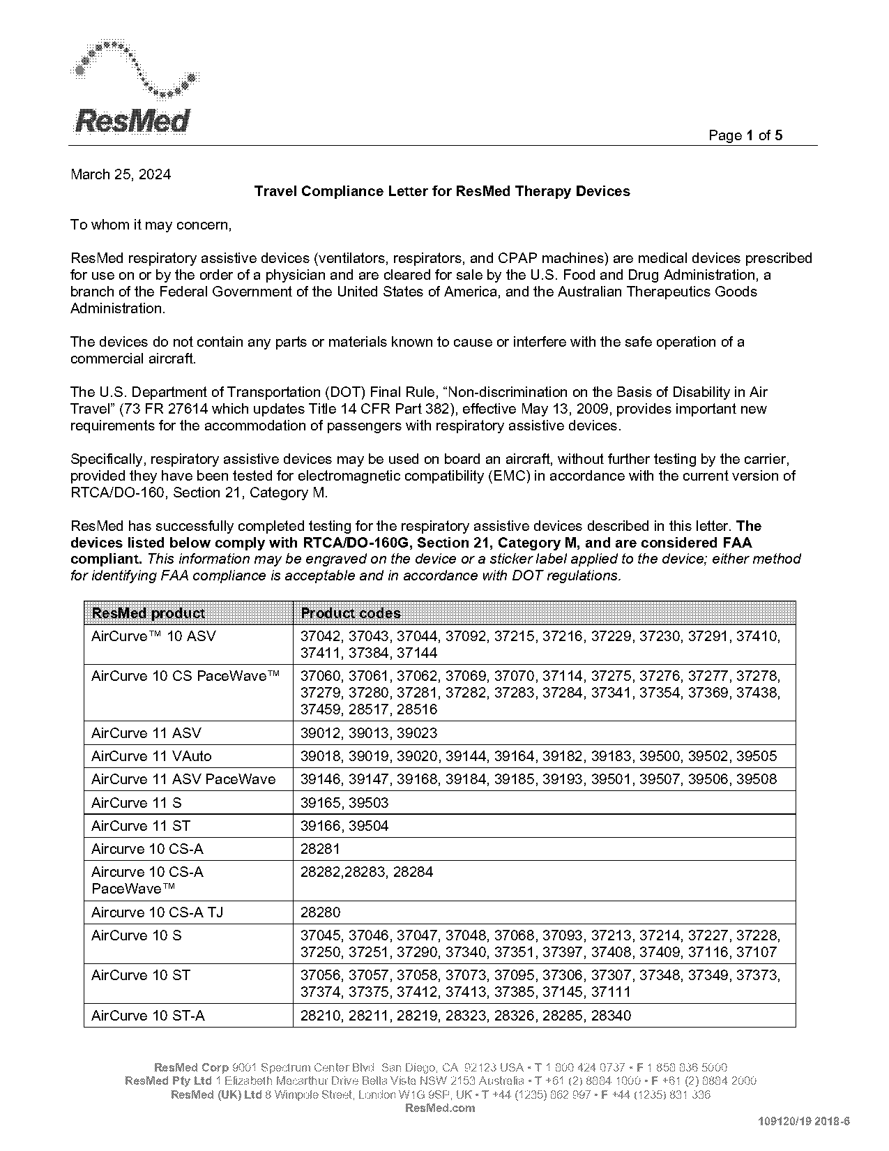 air travel in canada documents