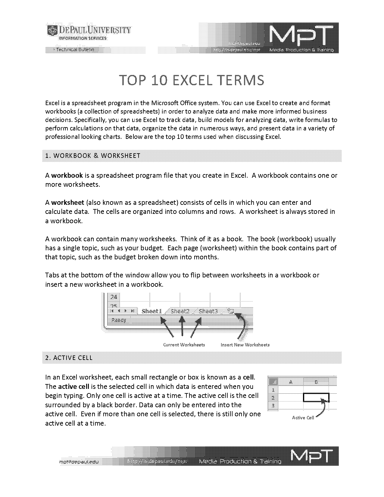 definition of cell reference in ms excel