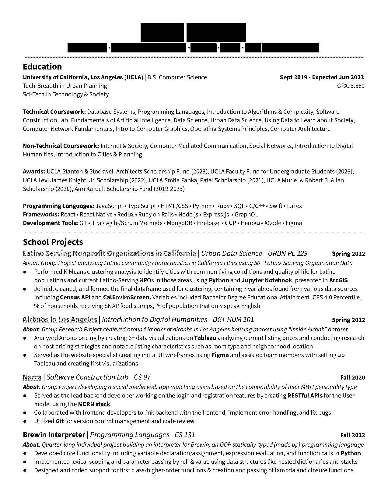 backend developer resume pdf